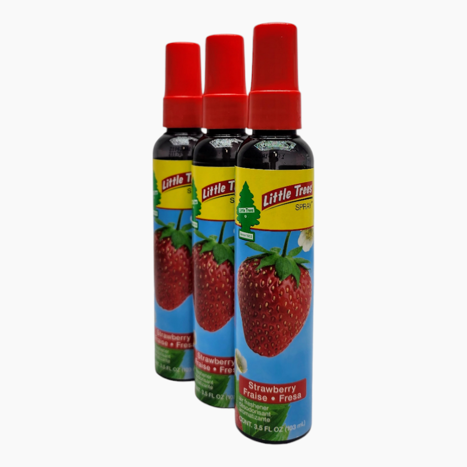 Little Trees -Strawberry- 3.5oz Spray Bottles, 3-Pack