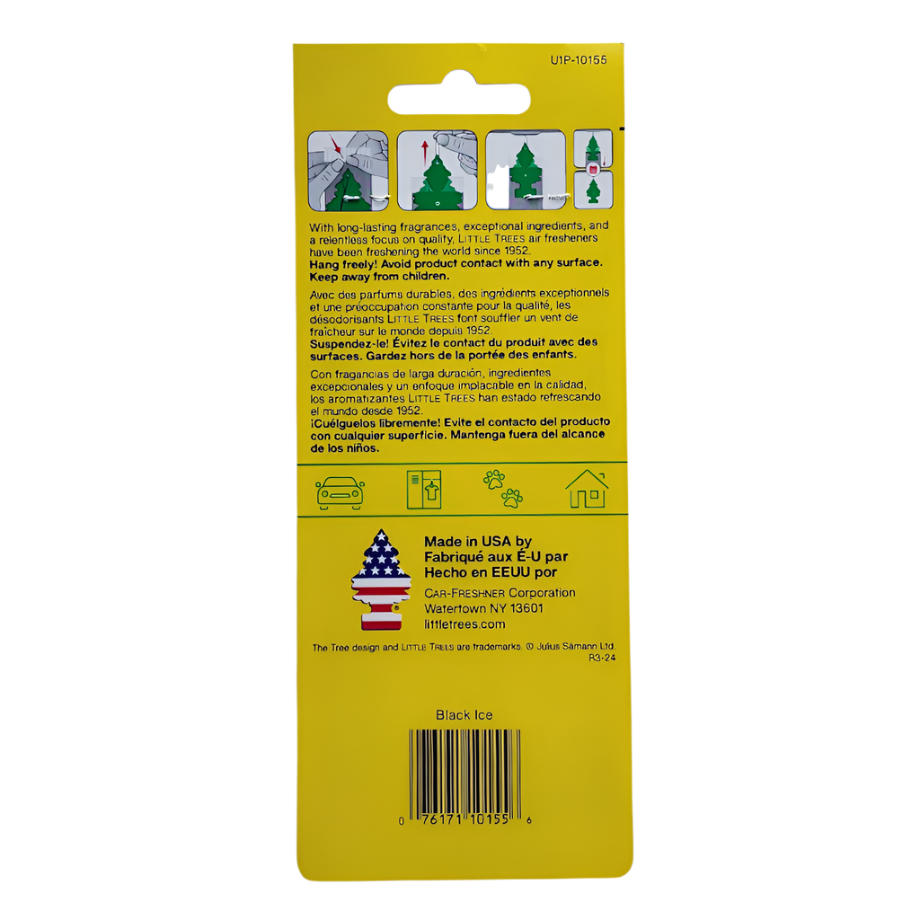 Little Trees Air Fresheners *BLACK ICE* - 144 Pack. (Full Case)