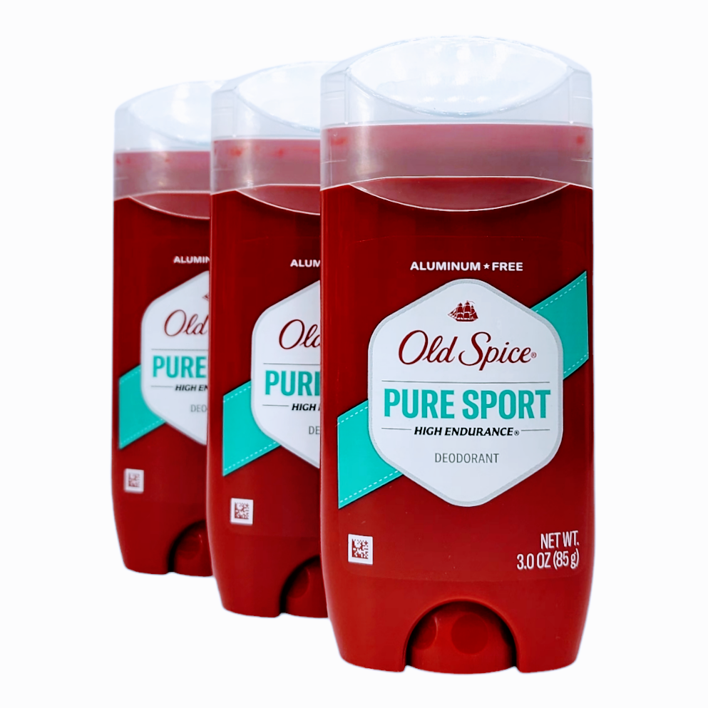 Old Spice High Endurance Deodorant for Men, Pure Sport - 3 oz. 3 Pack