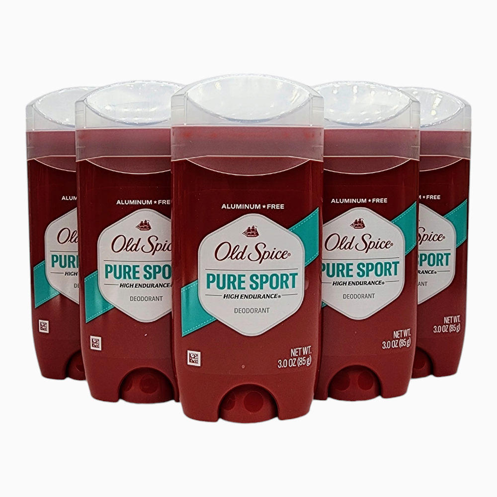 Old Spice High Endurance Deodorant for Men, Pure Sport - 3Oz. 5 Pack