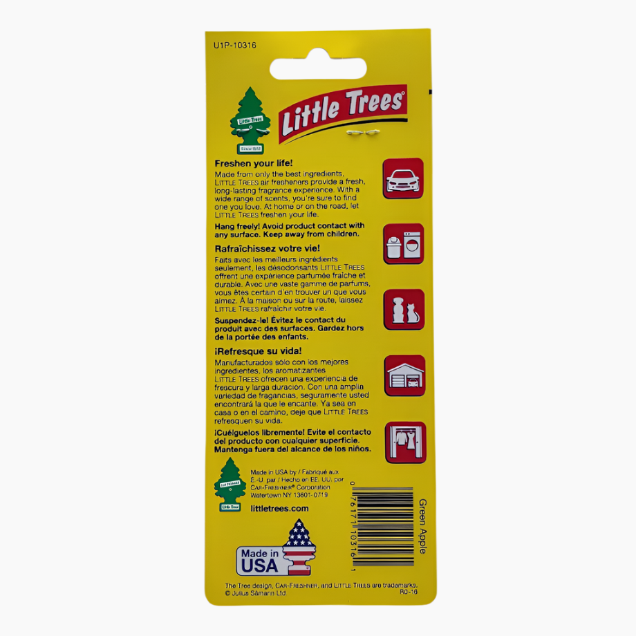 Little Trees Air Fresheners *Green Apple* - 24 Pack